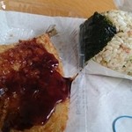 Komeyano Tedukurionigiri Tashi - アジフライと小エビ天まぶし