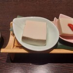 銀座 竹の庵 - 寄せ豆腐と、金胡麻豆腐