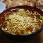 桂林 - 唐揚げ定食にはスープではなくミニラーメンが♪