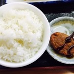 台湾料理明宴 - 日替わり　ごはんとミニハンバーグ