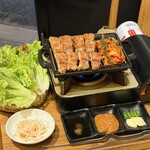 韓国食堂＆韓甘味ハヌリ - サムギョプサルセット