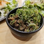 焼鳥 餃子 とり金 - 鶏ホルモンネギまみれ