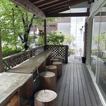 軽井沢焙煎所 - テラス席はペットOK!
