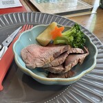 ドッグデプトカフェ - ローストビーフ（犬メニュー）