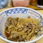 牛丼専門サンボ - 最後はつゆだく