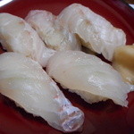 ・・・ - ヒラメやエンガワの握り寿司