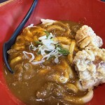 得得うどん - ジャワカレーうどんチーズ、唐揚げ