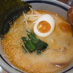 麺友 一誠 - 辛ラーメン味玉付き