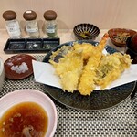 白花咲々 - 天麩羅定食（並）