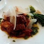 ビストロカフェ　ラピス - ★豚バラ肉とエリンギのトマト煮込み