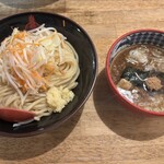 三田製麺所 - 背脂つけ麺大盛（1200円）