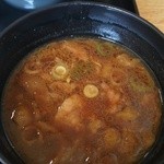 来来憲 - ニラレバ定食 豚汁アップ