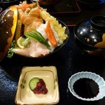 いけす創作 千彩 - 海鮮丼（1200円）（第一回訪問）