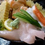 いけす創作 千彩 - 海鮮丼（1200円）（第一回訪問）