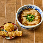 功刀屋 - ちく玉天うどん