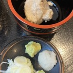 信州蕎麦の草笛 - くるみペースト、薬務