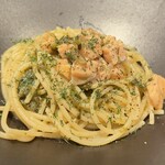 カンサトゥール - パスタ(桜鱒と蕪、ケッパーのアーリオオーリオ)