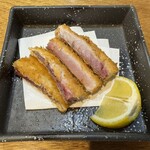 浅草 ASA虎 - アジフライ ※ 半生な仕上げは珍しいが、美味しい