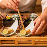 肉割烹 赤坂喰心 - 旬の食材で彩る八寸