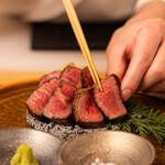 肉割烹 赤坂喰心 - ヒレ 炭火焼ステーキ