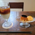喫茶 ソマ - カフェオレ、プリン