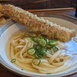 中村うどん - かけうどん小と揚げちくわ