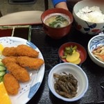 東京亭 - 昨日のランチ
            カキフライ定食