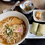 静亭 - 料理写真:葛うどんセット¥1500（税込み26年4月）