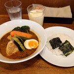 らっきょ＆Star - 三元豚角煮と野菜のスープカレー