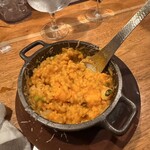 海老丸らーめん - ラーメンの残ったスープを4杯かけて混ぜると絶品リゾットに