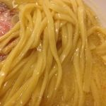 彩色ラーメン きんせい総本家 夢風 - 酒粕ラーメン（中太平打ち麺）