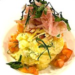 シエルエトワレ - 自家製ベーコンといぶりがっこのポテトサラダ