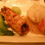 Lung King Heen - 車海老煮込み、クリスタルソース