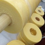 グランフルーヴ - 公園通りのバームクーヘン　1,200円　和三盆など厳選された素材を使用し、昔ながらの製法で一層一層心を込めて焼き上げた、しっとり柔らかい風味豊かなバームクーヘンです。