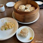 仁来坊 - 半チャーハンは御裾分けいただき味見