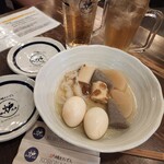 炉端とおでん 呼炉凪来 - お通しでおでんが食べ放題550円