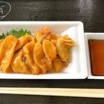 雄勝湾直送海鮮浜焼き 青木水産 - ホヤ刺身（税込500円）