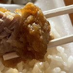 ほかほか弁当 - 唐揚（断面）