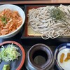 駿河路 - ミニ桜えび丼そばセット