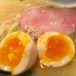 Tougyou - 濃厚鶏ラーメン+味玉（2014.05）