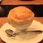 福寿荘別館　はいふう - 2012年12月　伊勢海老のクリームスープ
      パイ包み焼き
      