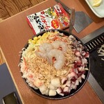 海鮮もんじゃ 片岡 - 