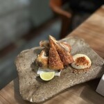 酒肴吉井 - ちくわと新生姜の肉詰め