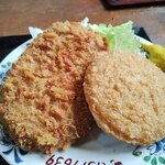 食堂 なすの屋 - ハムメンチ