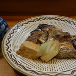 小魚料理 とみ助 - タイ粗炊きと八海山