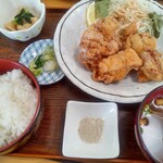 ひのキッチン - からあげ(にんにく)定食