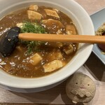 北海らーめん 喜龍 - マーボー麺とチャーハンセット。
