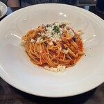 RISTORANTE&BAR ITALIANA ミア アンジェラ - 若鶏と茄子、モッツァレラチーズのトマトソース