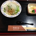 鳥常本店 - 大根サラダは旨い