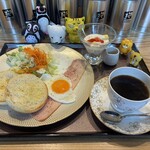 桜珈琲 - 料理写真:モーニング　合計で1,023円(税込)